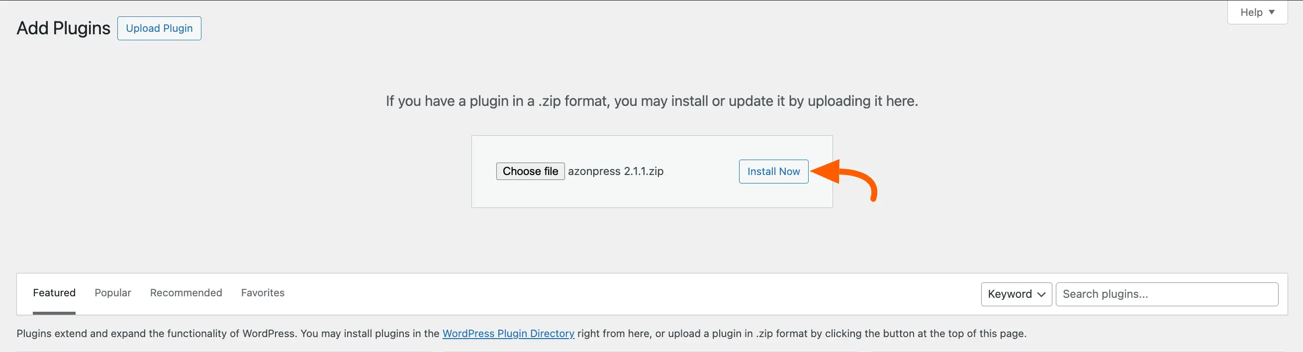 Install Now button
